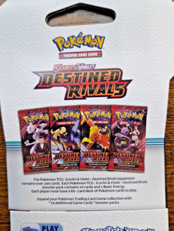 Pokemon Destined Rivals Sleeved Booster Pack LOT of 6 Sealed Packs S&V 167152_3 - Image 3