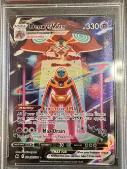2023 Pokemon SWSH FA Deoxys VMAX Crown Zenith #GG45 Gem MT PSA 10 - Image 3