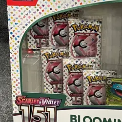 POKEMON S & V 151 Blooming Waters Premium Collection Box, Sealed Box is Worn - Image 3