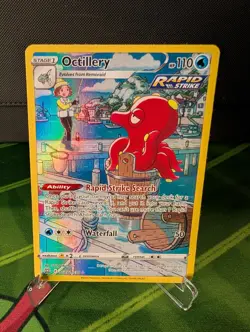 Octillery TG03/TG30 Brilliant Stars Trainer Gallery Holo Rare Pokemon TCG - Image 1