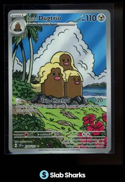 2024 POKEMON SV SURGING SPARKS SSP EN #208/191 ALOLAN DUGTRIO ILLUSTRATION RARE - Image 1