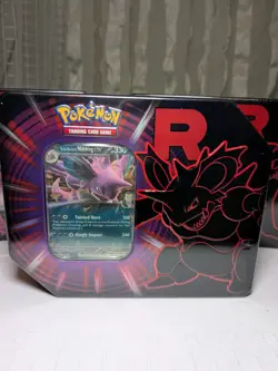 Pokemon TCG Sealed Destined Rivals Team Rocket Tin Set of 3 Brand New -- Sealed - Image 4