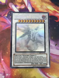 Yugioh Majestic Red Dragon ABPF-EN040 Ghost Rare NM - Image 1