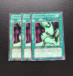Yu-Gi-Oh - Malevolent Nuzzler X3 - Full Playset - Image 1