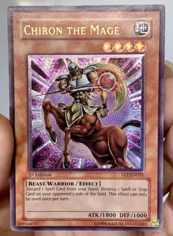 Yugioh 2005 Chiron the Mage FET-EN021 Ultimate Rare (UTR) 1st Ed LP w/Tracking - Image 1