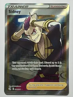 Sidney 264/264 (NM) Ultra Rare Sword & Shield: Fusion Strike 2020 Pokemon Card - Image 1