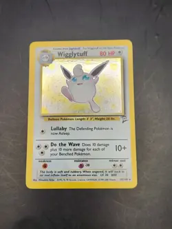 WIGGLYTUFF 19/130 Holo Rare Base Set 2 2000 - Pokemon Card WOTC (a) - Image 1