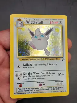 WIGGLYTUFF 19/130 Holo Rare Base Set 2 2000 - Pokemon Card WOTC (a) - Image 4
