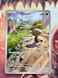 Paldean Wooper 102/094 Illustration Rare English Pokemon Card Phantasmal Flames - Image 1