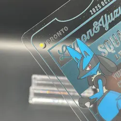 Lucario Pokemon × PRONTO CAFE PROMO Clear Card Japan 2025 - Image 2