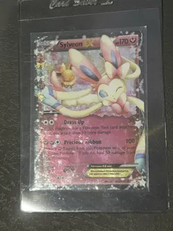 Sylveon EX RC21/RC32 XY Generations Radiant Collection 20th Holo Pokemon Card LP - Image 1