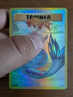 Pokemon Anime Full Art Goddess Story ACG Custom Waifu Trading Card Foil - Image 1