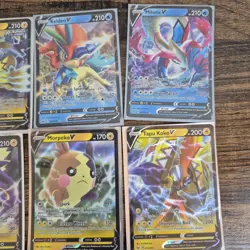 Pokemon Cards Lot Of 16 (15 V cards 1 VMax) Mew, Necrozma, Tape Koko, Groudon - Image 4