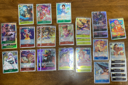 29 Card Lot Bundle One Piece PRB-02 P-088 075 Luffy Shanks Sanji Bonney Sabo - Image 1