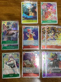 29 Card Lot Bundle One Piece PRB-02 P-088 075 Luffy Shanks Sanji Bonney Sabo - Image 2