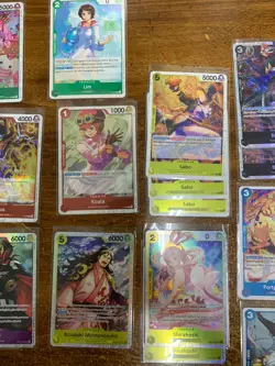 29 Card Lot Bundle One Piece PRB-02 P-088 075 Luffy Shanks Sanji Bonney Sabo - Image 3