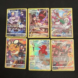 Pokemon TCG Brilliant Stars Trainer Gallery Illustration Rare Card Set (6 Cards) - Image 1
