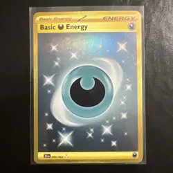 Basic Darkness Energy Shrouded Fable Gold Ultra Rare Holo Card 098/064 NM - Image 2