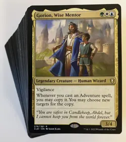 MTG Magic The Gathering Bant Gorion, Wise Mentor Budget 100 Card Commander Deck - Image 1