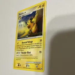 Pokemon Raichu Prerelease Stamp Promo Platinum Arceus Set 27/99 LP/NM Card - Image 3