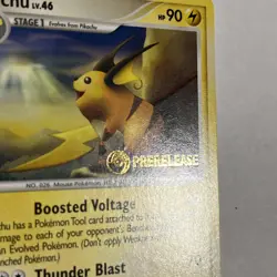 Pokemon Raichu Prerelease Stamp Promo Platinum Arceus Set 27/99 LP/NM Card - Image 4