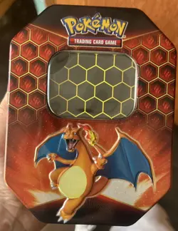 Pokemon Hidden Fates Charizard Tin Box - Empty Tin for card storage - No Packs - Image 1