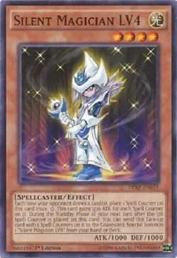 Yugioh - Silent Magician LV4 & LV8 - 1st Edition NM - Plus Free Holographic Card - Image 3
