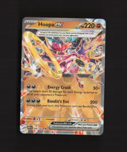 Hoopa ex 098/182 Paradox Rift Double Rare Holo Pokemon Card - Image 1