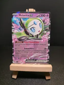 Pokemon TCG Meloetta EX 044/086 Black Bolt Double Rare Holo Card Near Mint Eng - Image 1