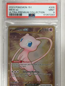 [PSA 9] Mew ex 205/165 SV 151 Ultra-Premium Collection Metal Card - Image 3