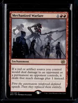 Mechanized Warfare - 139 - BRO - NM - MTG Magic the Gathering - Image 1