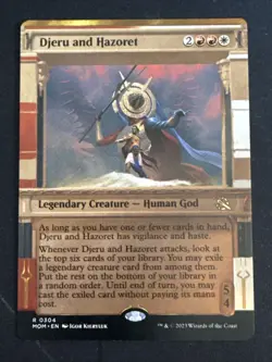 1x Djeru and Hazoret (304) March of the Machine LP MTG Magic the Gathering x1 - Image 1