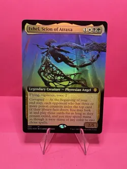 Ixhel, Scion of Atraxa (Extended Art) Commander: Phyrexia: All Will Be One Foil - Image 1
