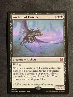 MTG Archon of Cruelty, NM-Mint, (M3C #0197) Regular - Image 1