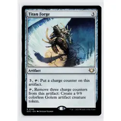 TITAN FORGE mtg NM-M Commander: Edge of Eternities 1 Rare - Image 1