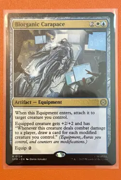 Biorganic Carapace - 0124 - Marvel's Spider-Man MTG - NM/M English - Image 1
