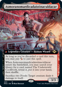 MTG Asmoranomardicadaistinaculdacar - Foil - Extended Art, Modern Horizons 2, Ne - Image 1