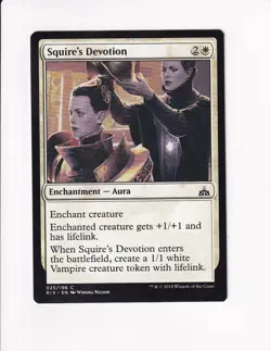 2018 VINTAGE MAGIC THE GATHERING MTG SQUIRE'S DEVOTION (#1) (PdC) - Image 1