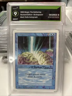1994 MTG Braingeyser Mark Tedin Signed Revised Edition - Image 1