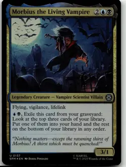 MTG: Morbius the Living Vampire - Marvel's Spider-Man #137 U Foil NM - Image 1