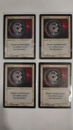 MTG Magic the Gathering Disenchant Beta Playset (4x) NM - Image 1