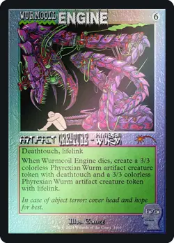 MTG Wurmcoil Engine (Rainbow Foil) | Secret Lair Drop Series NM - Image 1