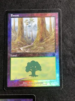 x3 Basic Land Foil Mercadian Masques,Invasion (Check Pics) (Light Crimp) MTG Lot - Image 4