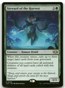 Steward of the Harvest #48 MTG Tarkir Dragonstorm TDC NM X1 - Image 1
