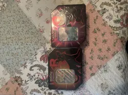 Pokemon TCG Destined Rivals Team Rocket Tin (2ct Lot) SEALED! - Image 1