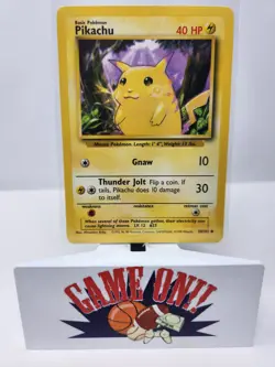 Pokemon Pikachu 58/102 Unlimited Base Set LP - Image 1
