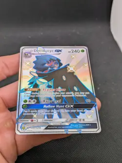 Decidueye GX SV47/SV94 Hidden Fates Ultra Rare Shiny Vault Pokemon MINT! * New * - Image 3