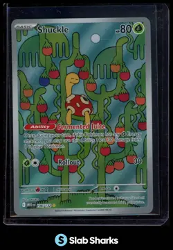 2025 POKEMON MEGA EVOLUTION - MEG EN #136/132 SHUCKLE ILLUSTRATION RARE - Image 1