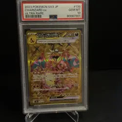 2023 SV3-Ruler Of The Black Flame Charizard EX #139 Japanese Ultra Rare PSA 10 - Image 1