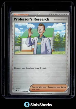 2025 POKEMON SV PRISMATIC EVOLUTIONS PROFESSOR'S RESEARCH (PROFESSOR ELM) - Image 1